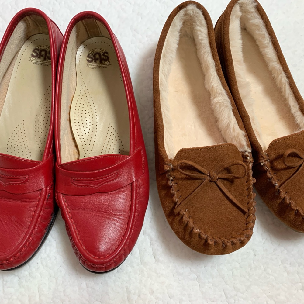 SaS shoes size 6.5 to 7 plus free pluffy shoes